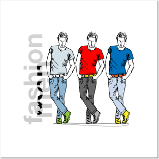 Fashion for men Posters and Art